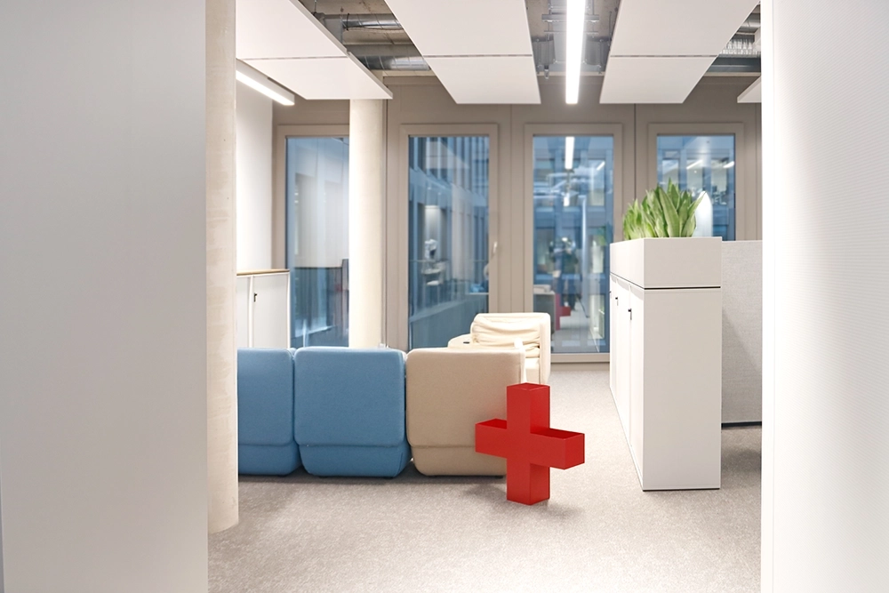 Empfangsbereich mit Sitzecke